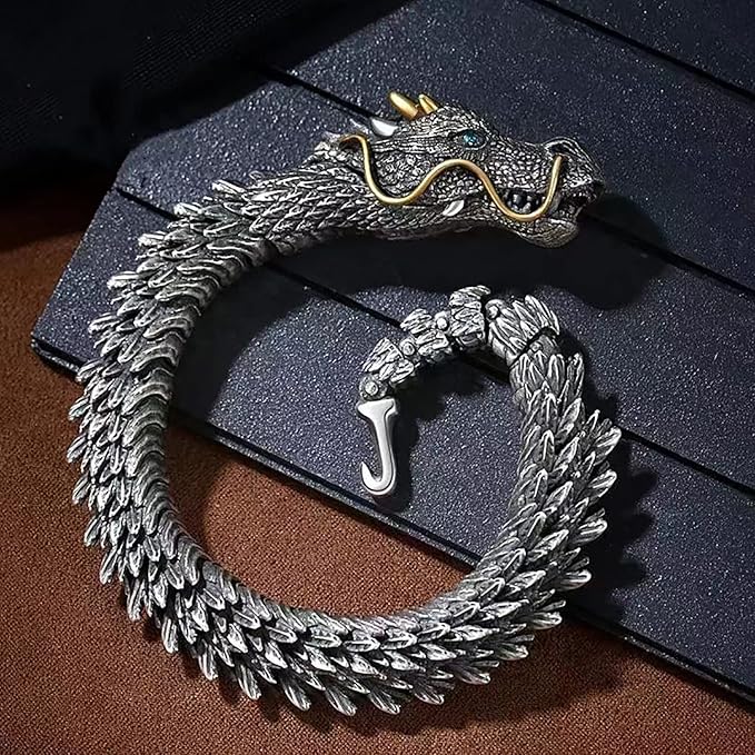 Bracelet dragon en Acier Inoxydable vintage-RDC
