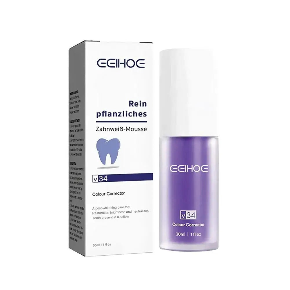Dentifrice violet pour le blanchiment des dents