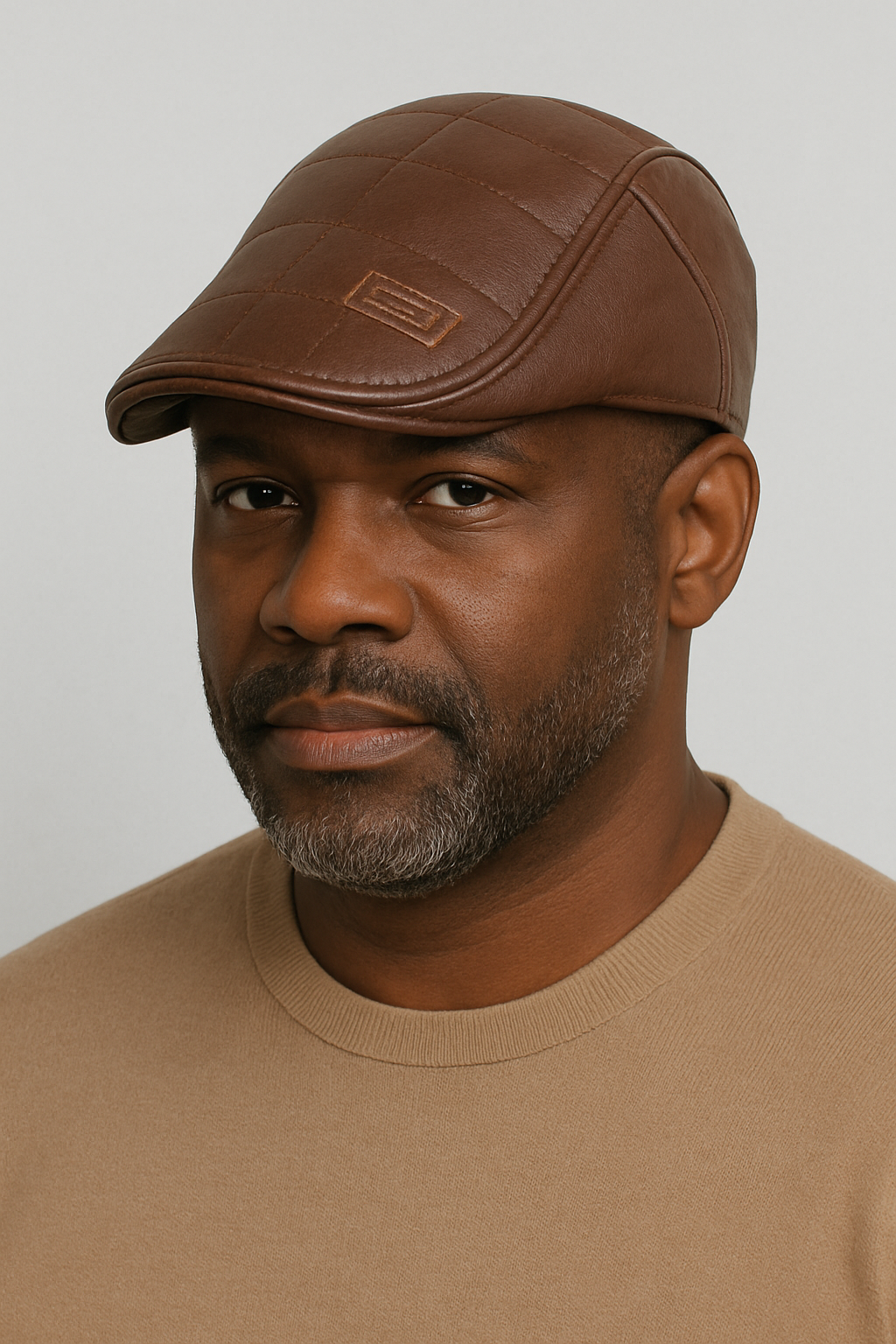 Béret en cuir tendance 2025