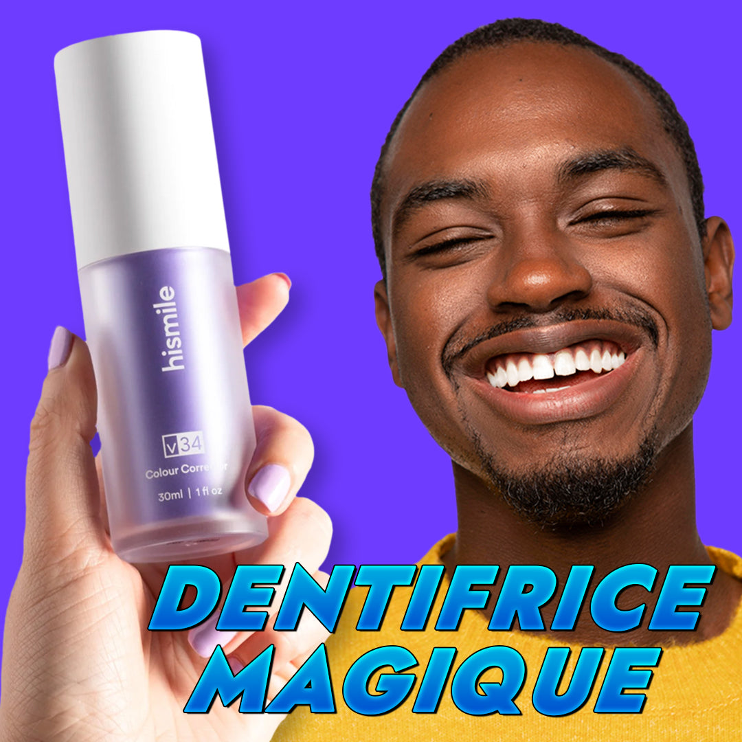 Dentifrice violet pour le blanchiment des dents